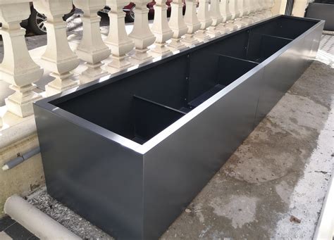 steel box planters|indoor metal planter boxes.